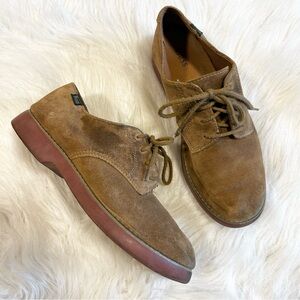 BASS Genuine Bucs Brown Suede Leather Shoes Exeter W Size‎ 8.5